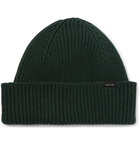 Paul Smith - Ribbed Cashmere and Wool-Blend Beanie - Green