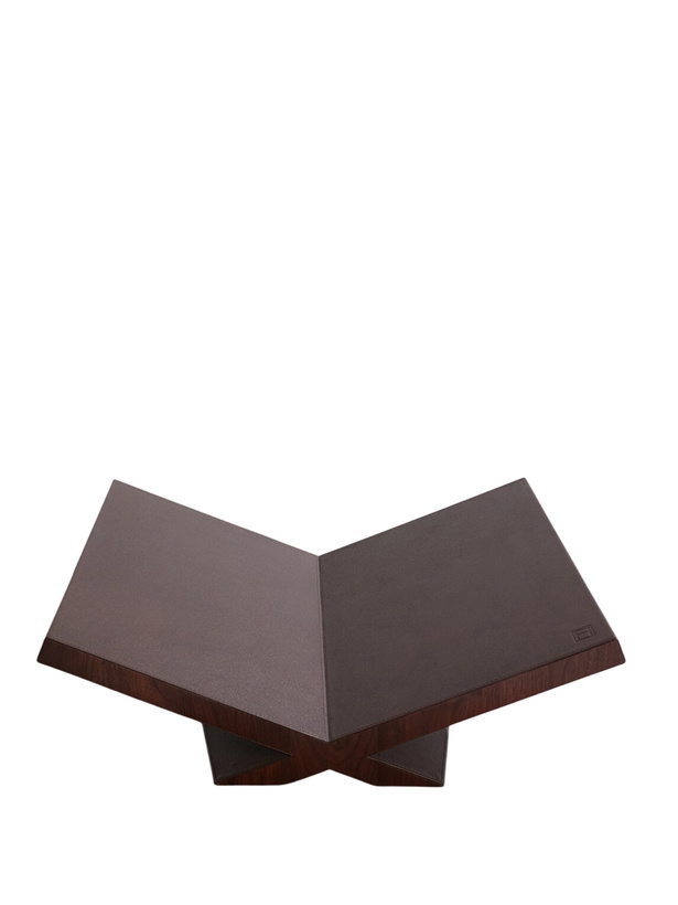 Photo: Assouline - Culture Ultimate Wood and Leather Bookstand