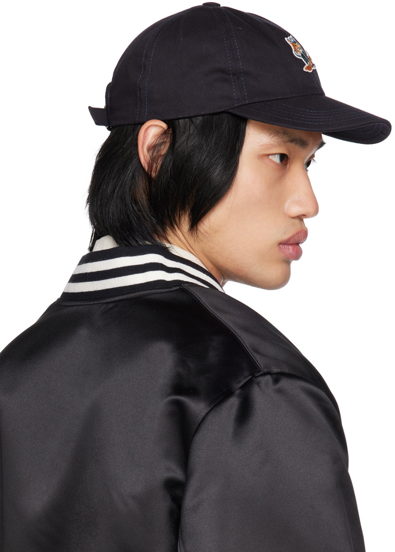 Maison Kitsuné Navy Dressed Fox Cap
