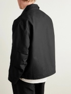 AGOLDE - Laurie Cotton-Canvas Bomber Jacket - Black