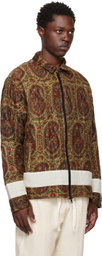 Karu Research Multicolor Block-Printed Jacket