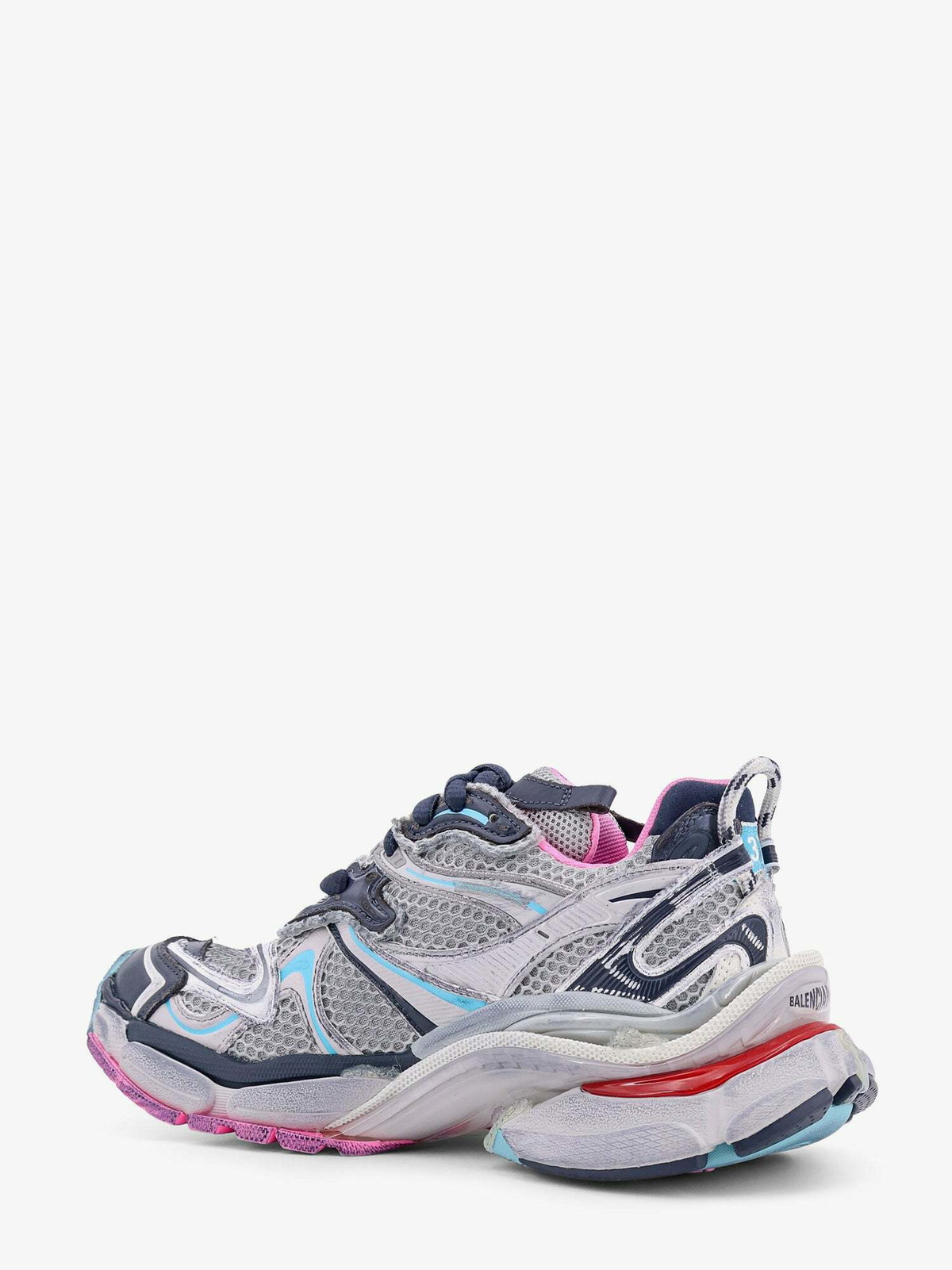 【足元から可愛く♪】Balenciaga Runner 2 Sneakers Balenciaga Runner 2.0 grey/blue/pink sneaker | TheDoubleF