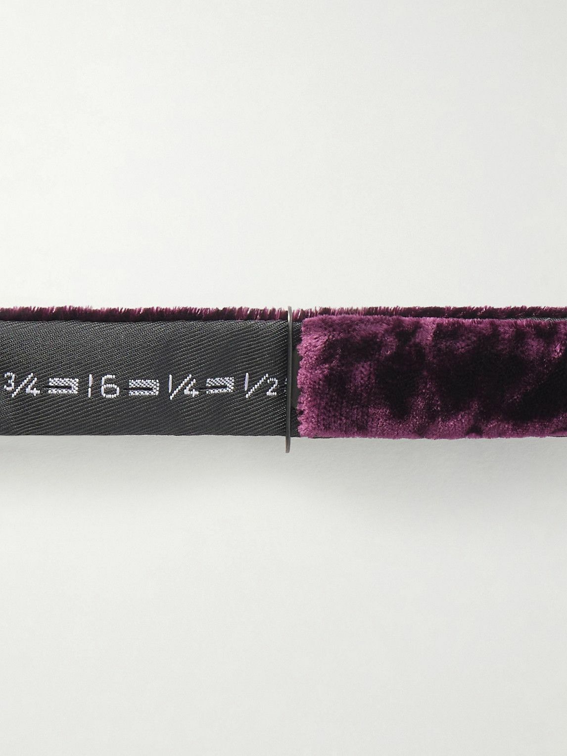 TOM FORD - Pre-Tied Cotton-Velvet Bow Tie