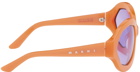 Marni Orange Cumulus Cloud Sunglasses