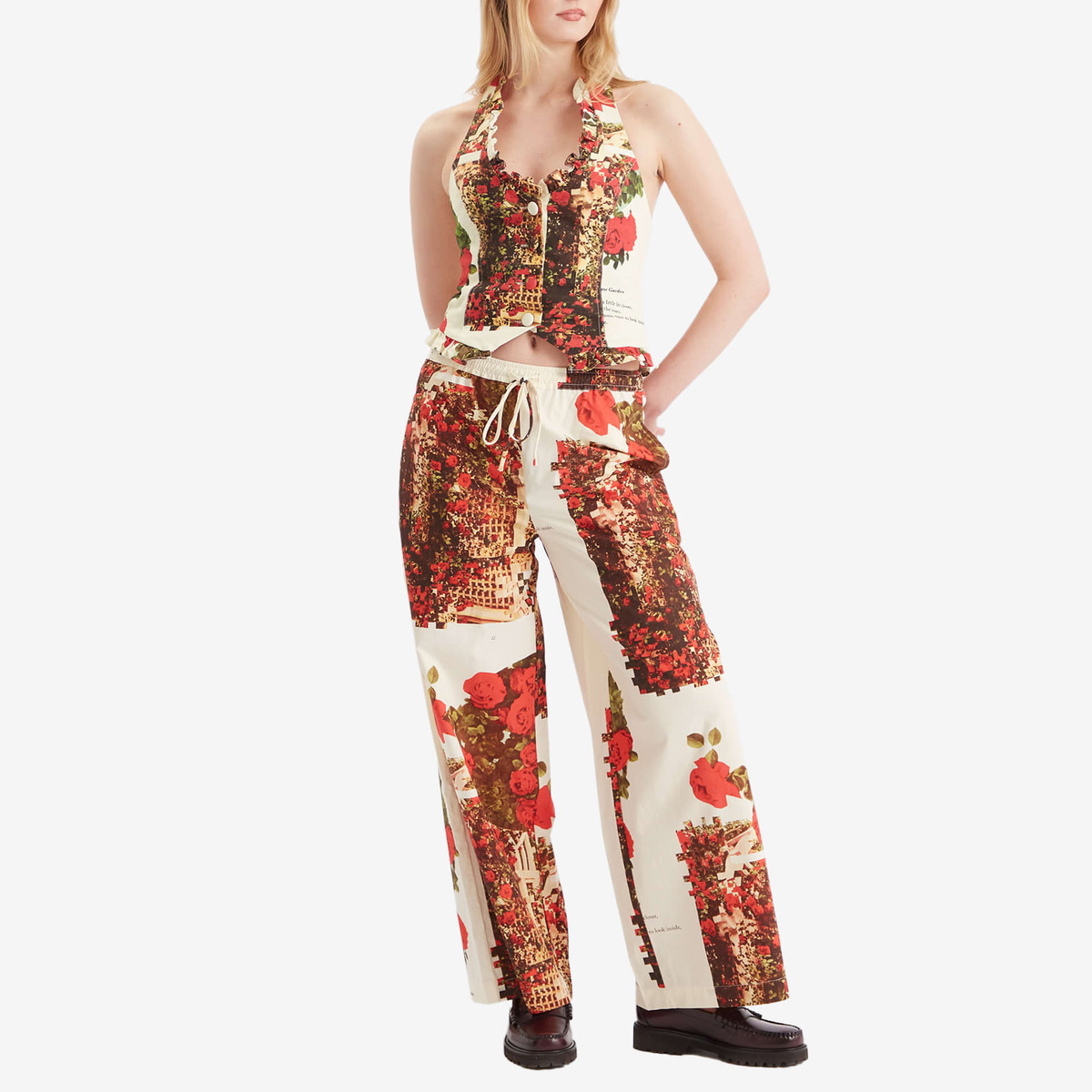 House Of Sunny Women's Rose Garden Vest in Multi