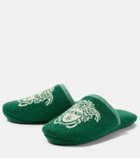 Versace Home Medusa cotton terry slippers