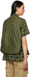 Engineered Garments Khaki Bellows Pockets Vest