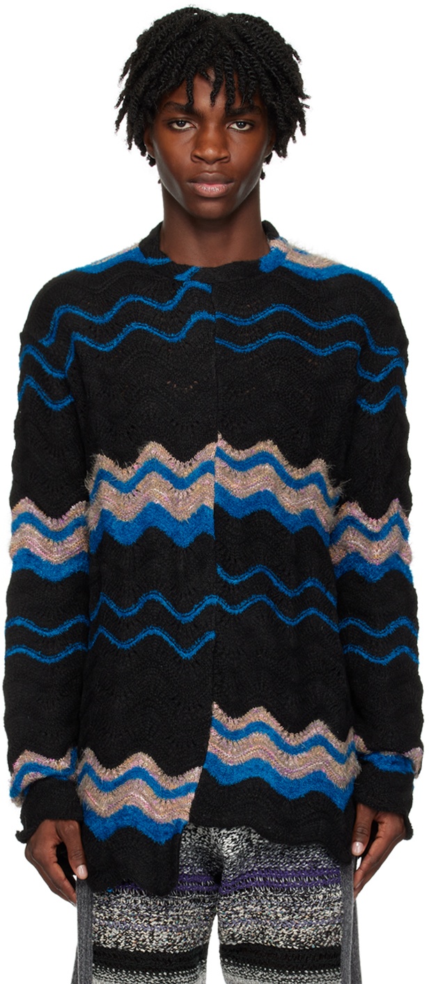 VITELLI Black Paneled Sweater Vitelli