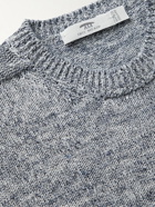 Inis Meáin - Donegal Linen Sweater - Blue