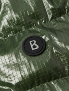 Bogner - Nelo Padded Shell-Trimmed Lacquered-Ripstop Hooded Ski Jacket - Green