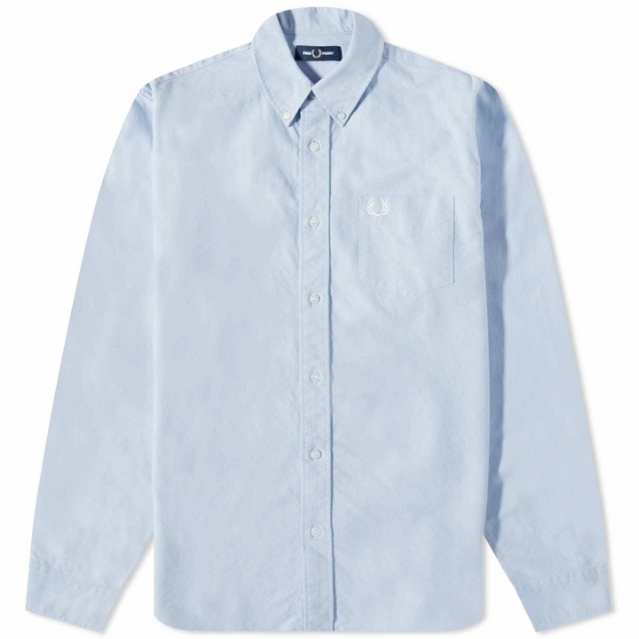 Photo: Fred Perry Men's Oxford Shirt in Light Smoke