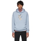 Givenchy Blue Icarus Regular-Fit Hoodie