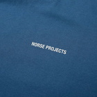 Norse Projects Men's Niels Standard NP Logo T-Shirt in Deep Teal