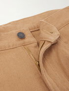 Beams Plus - Straight-Leg Piqué Cotton Trousers - Brown