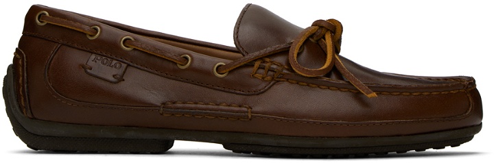 Photo: Polo Ralph Lauren Brown Roberts Loafers