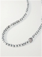 MIKIA - Sterling Silver Beaded Necklace