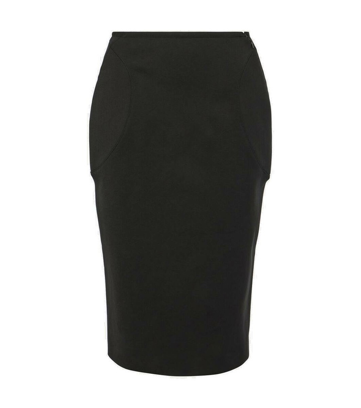 Photo: Alaïa Ruched pencil skirt