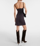 Y/Project Ruffled denim minidress