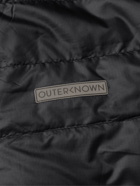 Outerknown - Reversible Quilted Ripstop Down Hooded Jacket - Black