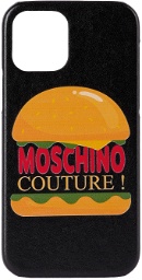 Moschino Black Hamburger iPhone 12 Pro Case