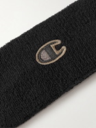 Rick Owens - Champion Logo-Appliquéd Cotton-Blend Terry Headband