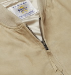 Golden Bear - Suede Bomber Jacket - Neutrals