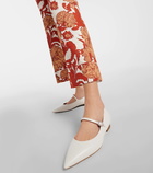 Malone Souliers Kate embellished leather Mary Jane flats