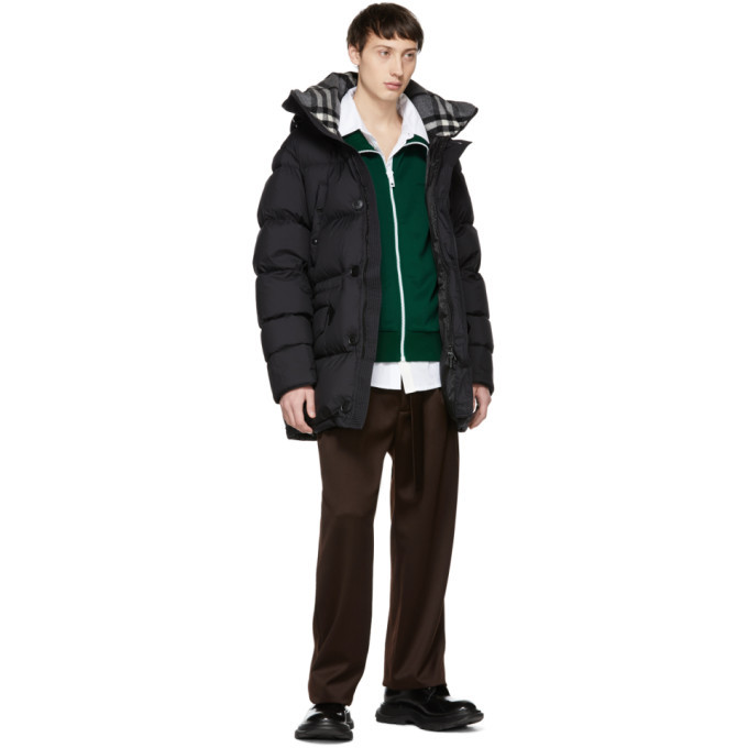 Burberry Black Hartson Coat Burberry