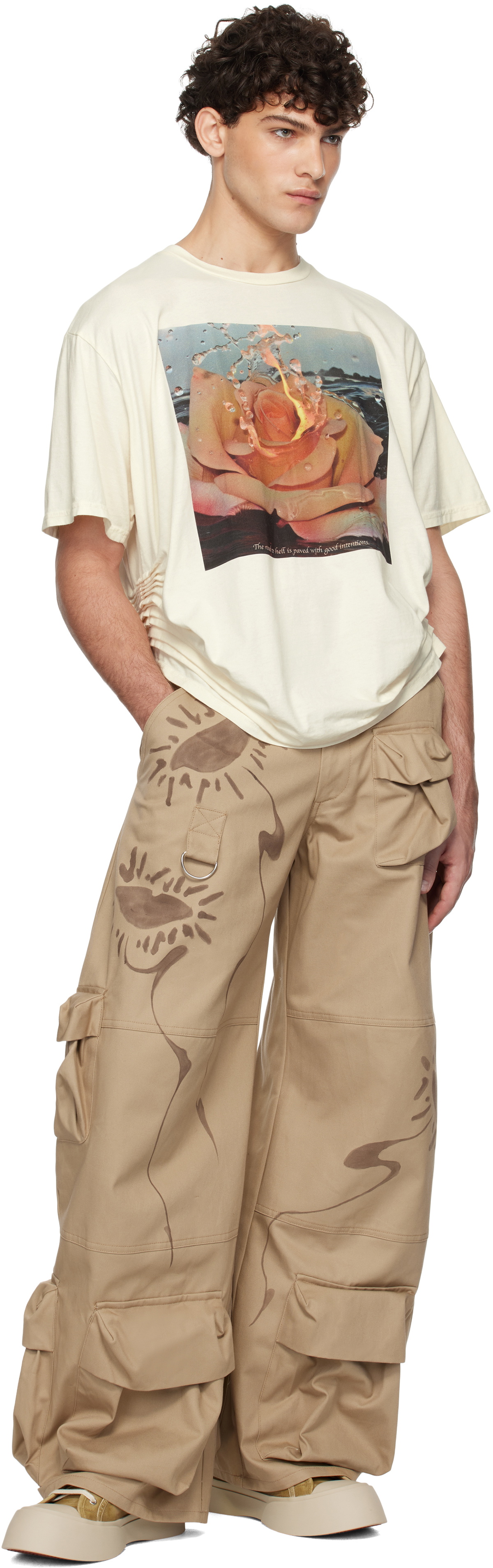 Collina Strada Off-White Katina Duo T-shirt