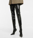 Peter Do - Over-the-knee latex boots
