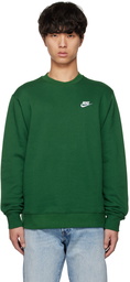 Nike Green Sportswear Club Sweatshirt