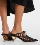 Ferragamo Cirry leather mules