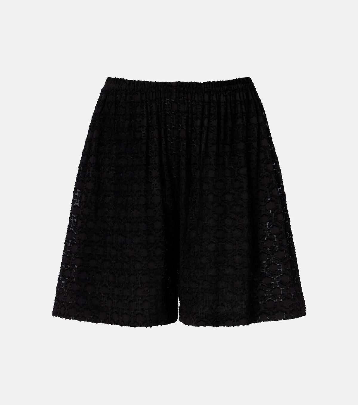 Eres Inoubliable silk and cotton jacquard shorts