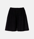 Eres Inoubliable silk and cotton jacquard shorts