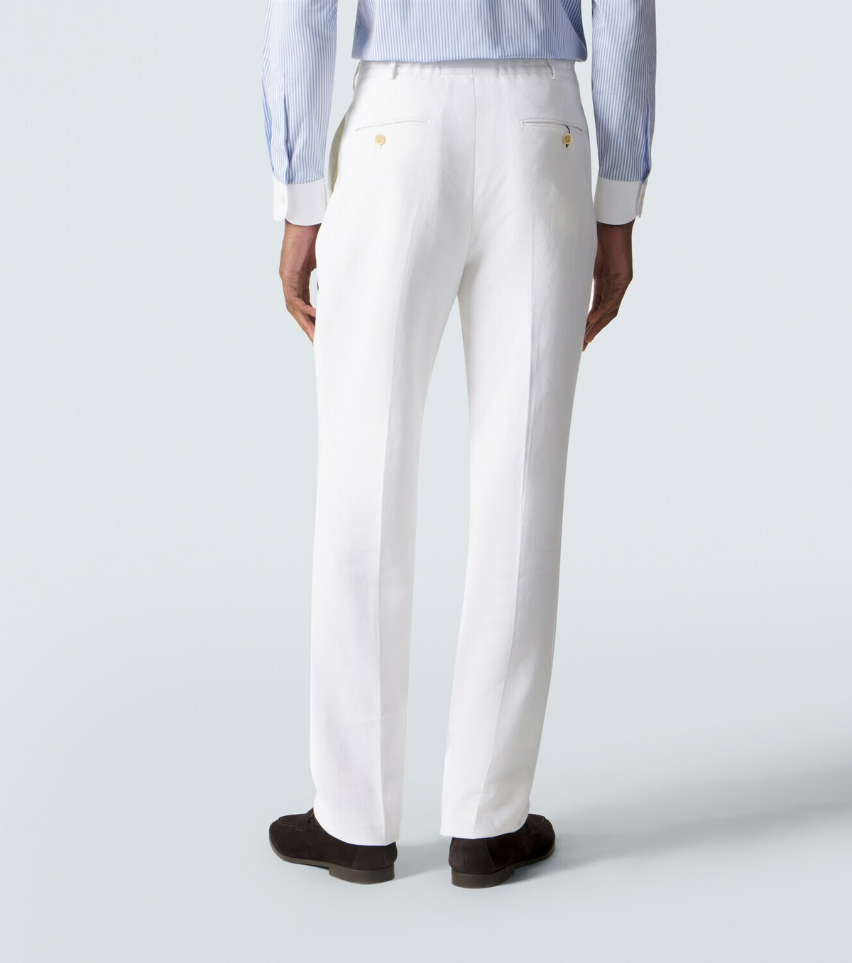 Dunhill Linen tapered pants