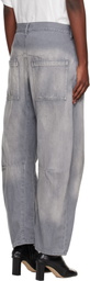 Y's Gray U-Wide Jeans