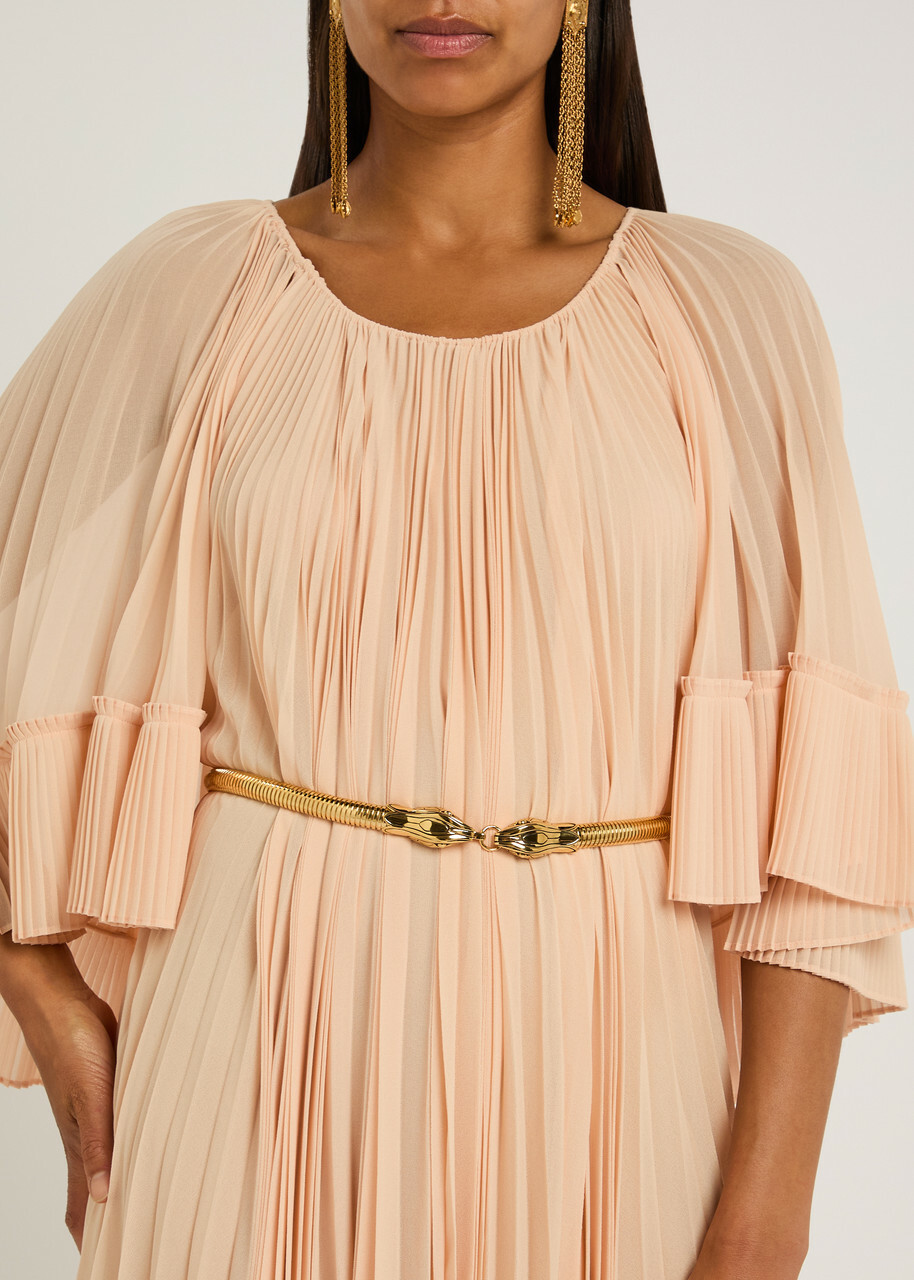Chloe>>>スネークベルト Chloé The Chloé Snake Belt in Vintage gold | Chloé BE