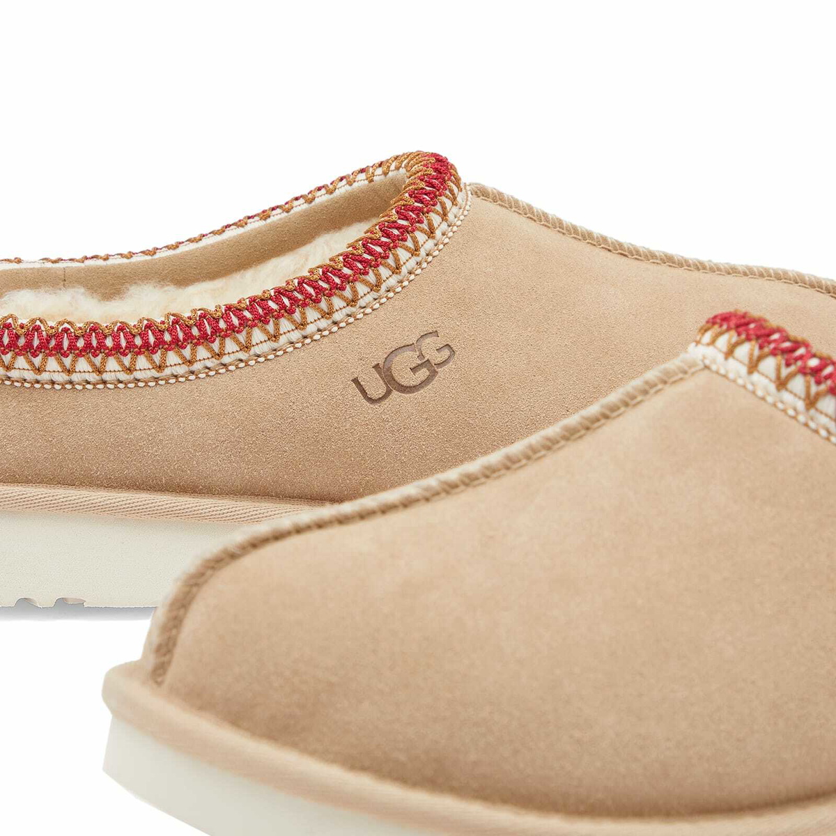 UGG Womens Tasman Shoe in SandDark Cherry Ugg