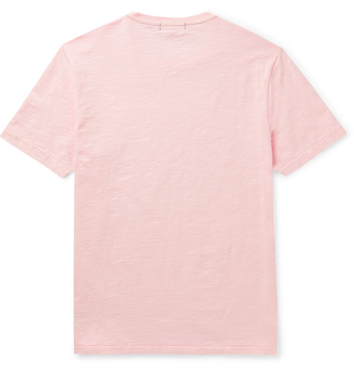 Alex Mill - Standard Slim-Fit Slub Mélange Cotton-Jersey T-Shirt - Pink ...