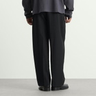 Studio Nicholson Men's Line Tech Wool Pleated Trouser in Black