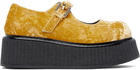 Moschino Yellow Olivia Loafers