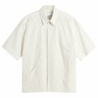 Sage Nation Men's Takeshi Shirt in Ivory Stripe