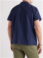 Alex Mill - Convertible-Collar Cotton-Seersucker Shirt - Blue