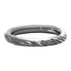 Chin Teo Silver Transmission Scarred Ring