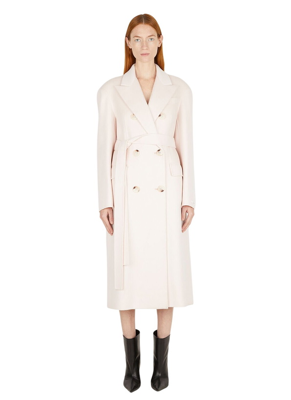 Photo: Sportmax Belted Double Breasted Coat