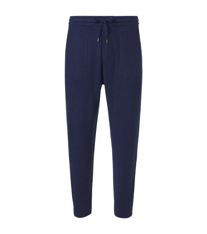 Photo: Brunello Cucinelli Ribbed-knit cashmere sweatpants