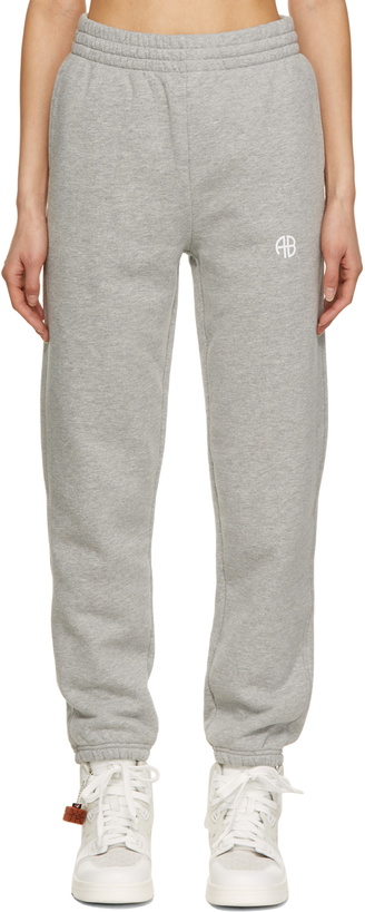 Photo: ANINE BING Grey Evan Jogger Lounge Pants