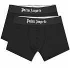 Palm Angels Men's Logo Trunk - 2 Pack in Black