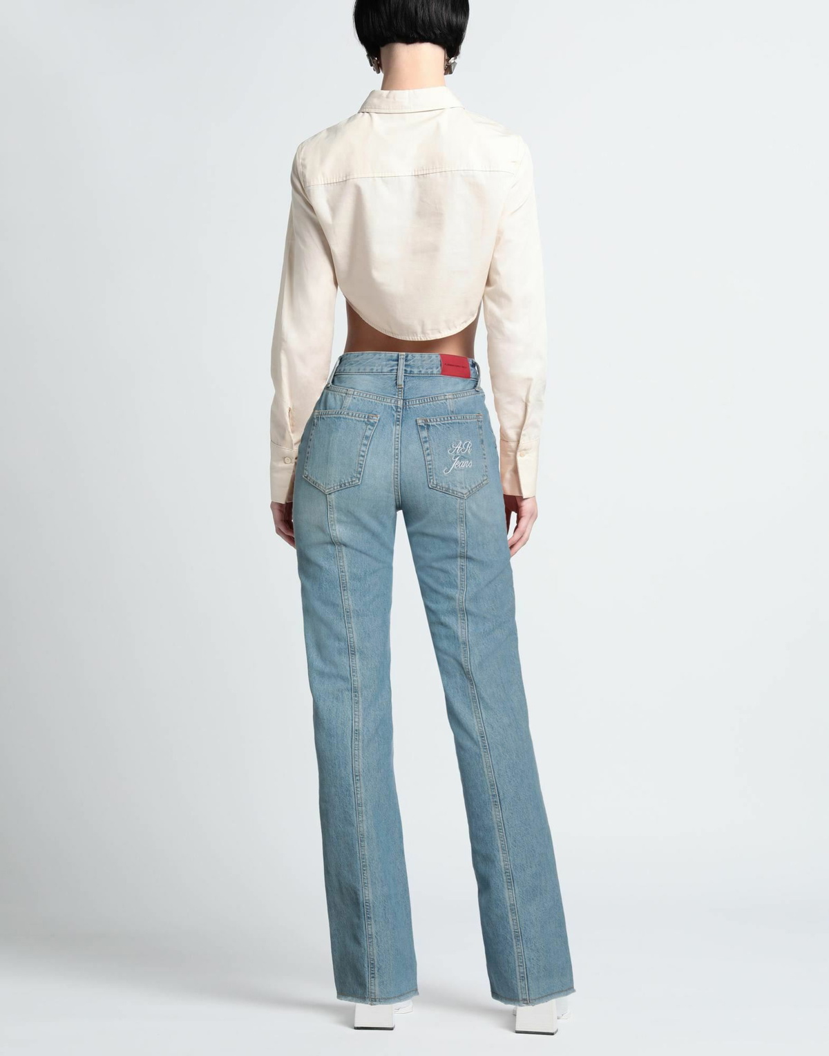 Alessandra Rich Womens Jeans in Blue