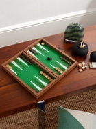 The Conran Shop - Milos Wood and Leather Travel Backgammon Set